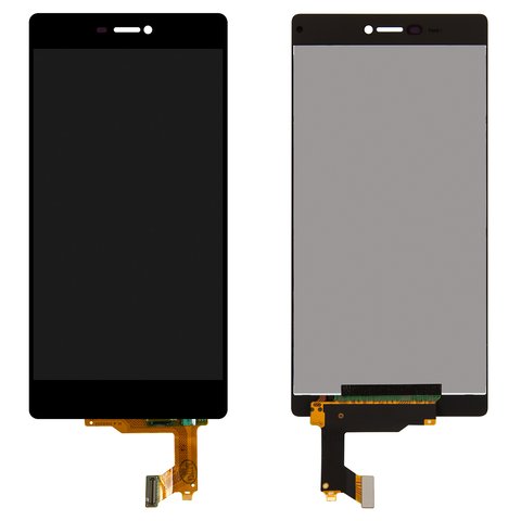 Дисплей для Huawei P8 GRA L09 , чорний, без рамки, Original PRC 