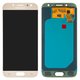 Дисплей для Samsung J530 Galaxy J5 (2017), золотистий, без рамки, Оригінал (переклеєне скло)