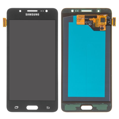 Дисплей для Samsung J510 Galaxy J5 2016 , чорний, без рамки, High Copy, з широким обідком, OLED 