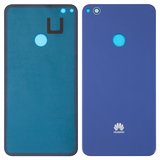 Задня панель корпуса для Huawei GR3 (2017), Honor 8 Lite, Nova Lite (2016), P8 Lite (2017), синя, логотип Huawei, PRA-LA1, PRA-LX2, PRA-LX1, PRA-LX3