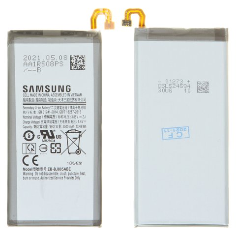 Акумулятор EB BJ805ABE для Samsung A605 Dual Galaxy A6+ 2018 , J810 Galaxy J8 2018 , Li ion, 3,85 B, 3500 мАг, Original PRC 