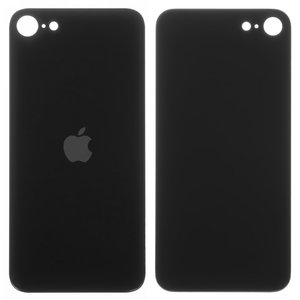 Задняя панель корпуса для iPhone SE 2020, черная, не нужно снимать стекло камеры, big hole