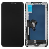 Дисплей для iPhone XS, чорний, з рамкою, Copy, tianma (TFT)