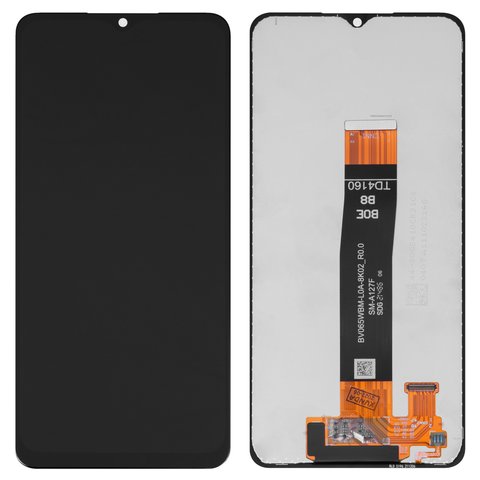 Дисплей для Samsung A127 Galaxy A12 Nacho, чорний, без рамки, Original PRC , BV065WBM L0A 8K02_R0.0 HL6127JX L0A 8K02_R0.0