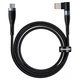USB кабель Baseus Zinc Magnetic, USB тип-С к DC Square Port, 200 см, 100 Вт, черный, PD trigger, #CATXC-U01
