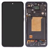 Дисплей для Samsung A556 Galaxy A55, синій, з рамкою, Original (PRC), navy