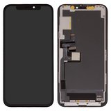 Дисплей для iPhone 11 Pro, черный, с рамкой, High Copy, без микросхемы, (OLED), imisu OEM hard