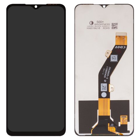 Дисплей для Tecno Spark 10, черный, без рамки, Сopy, KI5Q