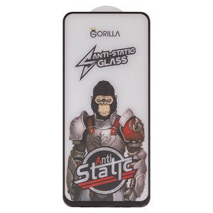Защитное стекло Gorilla для Xiaomi Poco X5 Pro, Redmi Note 12 Pro 5G, Redmi Note 12 Pro Plus, совместимо с чехлом, Full Glue, Anti Static, черный