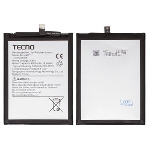 Акумулятор BL 49OT для Tecno Camon 20, Camon 20 Pro 5G, Spark 20 Pro+ KJ7 , Li Polymer, 3,87 B, 5000 мАг, Original PRC 