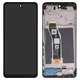 Дисплей для Motorola Moto G24, Moto G24 Power, черный, с рамкой, High Copy