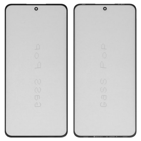 Стекло корпуса G+OCA PRO для OnePlus 10R 150W , 10R 80W  , 10T, Ace Pro, с OCA пленкой, черное