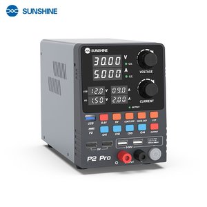 Лабораторный блок питания Sunshine P2 Pro, Четырехканальный, трансформаторный, до 30 В, до 5 А, светодиодные индикаторы, 330 Вт