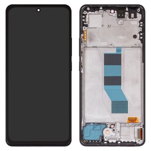 Дисплей для Xiaomi Redmi Note 14 5G, чорний, з рамкою, High Copy, OLED , 24094RAD4G