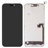 Дисплей для iPhone 16 Pro Max, чорний, з рамкою, High Copy, без мікросхеми, (OLED), GX OEM hard