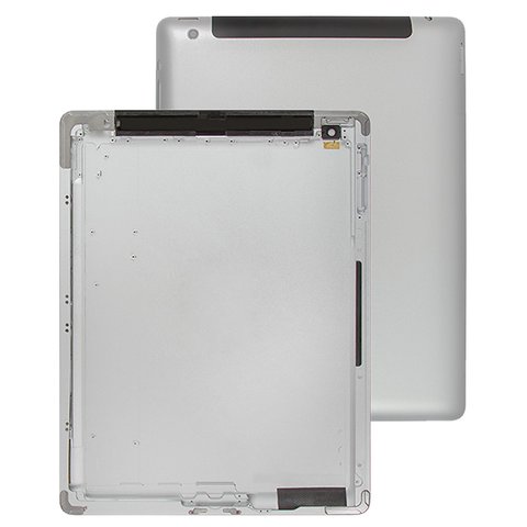 Housing Back Cover compatible with iPad 3, silver, version 3G  