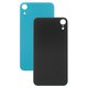 Housing Back Cover compatible with iPhone XR, (blue, no need to remove the camera glass, big hole)