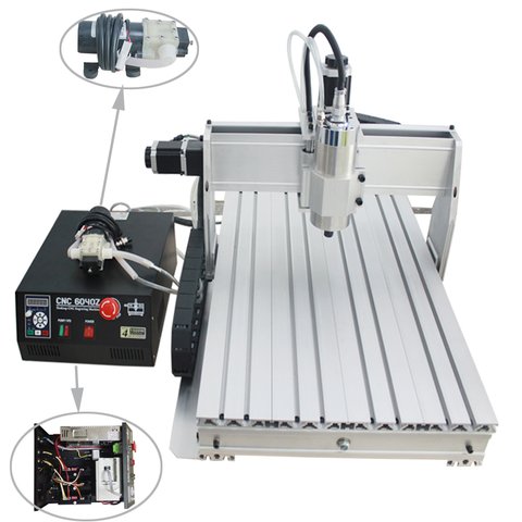 3 axis CNC Router Engraver ChinaCNCzone 6040 1500 W 