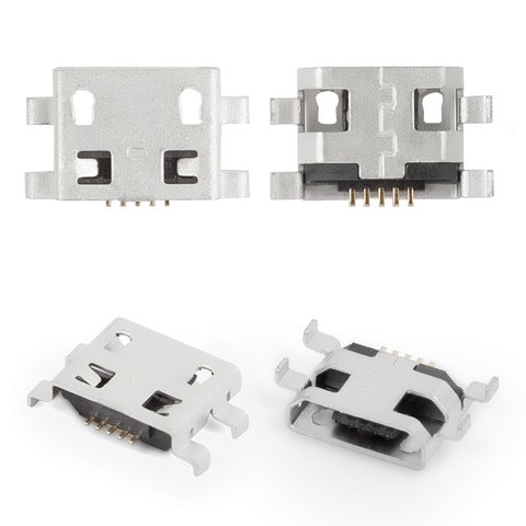 Charge Connector compatible with Lenovo A300, 5 pin, micro USB type B 