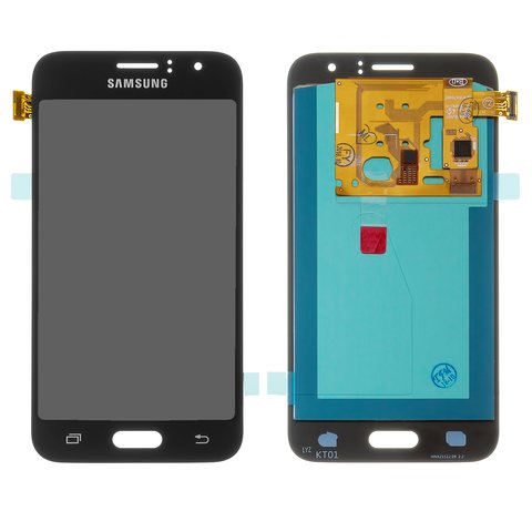 Pantalla LCD puede usarse con Samsung J120 Galaxy J1 2016 , negro, sin marco, High Copy, OLED 