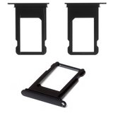 Держатель SIM-карты для iPhone 7, черный, матовый, Black Matte