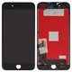 LCD compatible with Apple iPhone 7 Plus, (black, with frame, HC)