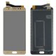 LCD compatible with Samsung G615  Galaxy J7 Max, (golden, without frame, original (change glass) )