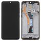 LCD compatible with Xiaomi Redmi Note 8 Pro, (black, with frame, High Copy, hybrid dual SIM, M1906G7I, M1906G7G)