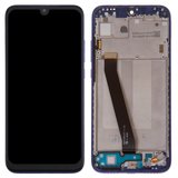 Pantalla LCD puede usarse con Xiaomi Redmi 7, azul, con marco, High Copy, M1810F6LG, M1810F6LH, M1810F6LI