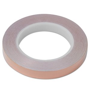 Hojas de cobre, en rollo, autoadhesiva, en rollo, 0,05 mm, 15 mm, 30m