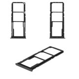 SIM Card Holder compatible with Xiaomi Poco C40, (black, power black)