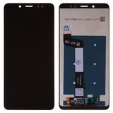 Pantalla LCD puede usarse con Xiaomi Redmi Note 5, negro, sin marco, Copy, In-Cell, (TFT)