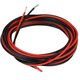Alambre con aislamiento de silicona 18AWG, 0.75 mm², 1 m, negro, UL3135