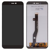 LCD compatible with General Mobile GM 8 Go; Sigma mobile X-treme PQ38; Oukitel WP5, WP5 Pro, (black, without frame, original (change glass) )