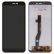 LCD compatible with General Mobile GM 8 Go; Sigma mobile X-treme PQ38; Oukitel WP5, WP5 Pro, (black, without frame, original (change glass) )
