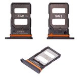 SIM Card Holder compatible with Xiaomi Poco F6, (black, black)