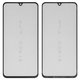 Housing Glass G+OCA PRO compatible with Vivo V21, V21 5G, (with OCA film, black)
