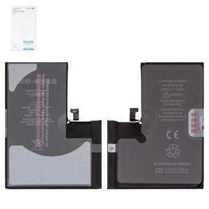 Battery JCID compatible with Apple iPhone 13 Pro Max, Li Polymer, 3.85 V, 4550 mAh, High Capacity 