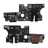 Cable flex puede usarse con ZTE Blade V60, Blade V60 Design, Blade V60 Vita, del conector de carga, con componentes, High Copy, placa del cargador, black