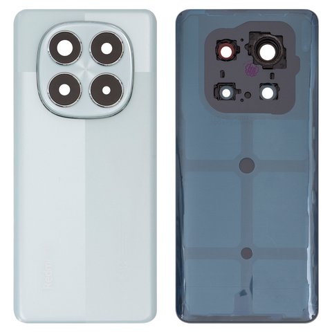 Housing Back Cover compatible with Xiaomi Redmi Note 14 Pro 5G, green, with camera lens, coral green 