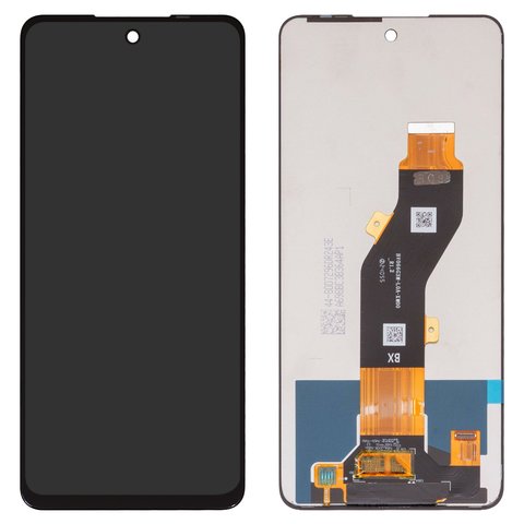LCD compatible with Tecno Pop 8, Spark 20 KJ5 , Spark 20C BG7 , Spark Go 2024  BG6 ; Infinix Hot 40i X6528B , Smart 8 X6525 , black, without frame, Original PRC , BV066G3M L0A XM00 