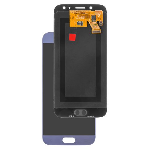 LCD compatible with Samsung J530 Galaxy J5 2017 , blue, without frame, Original PRC , original glass 