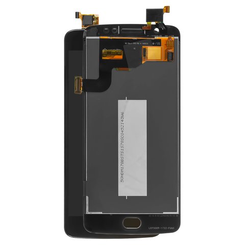 LCD compatible with Motorola XT1762 Moto E4, XT1766 Moto E4, black, High Copy 