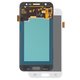 LCD compatible with Samsung J500 Galaxy J5, (white, without frame, original (change glass) )