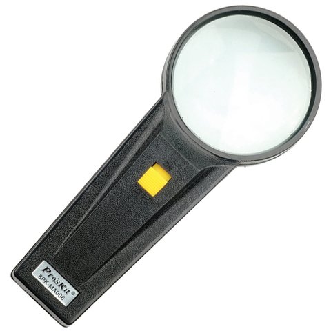 Handheld Illuminated Magnifier Pro'sKit 8PK MA006