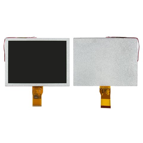 LCD compatible with China Tablet PC 8", 50 pin, without frame, 183*141 mm #HB080 DM805 1 1540009311 1540009312 EJ08B2011120210139 ASB080TB 50 TM080B21BA7 HLY80ML108 24I TM080B21BA7 FY800D03 FY8021D01