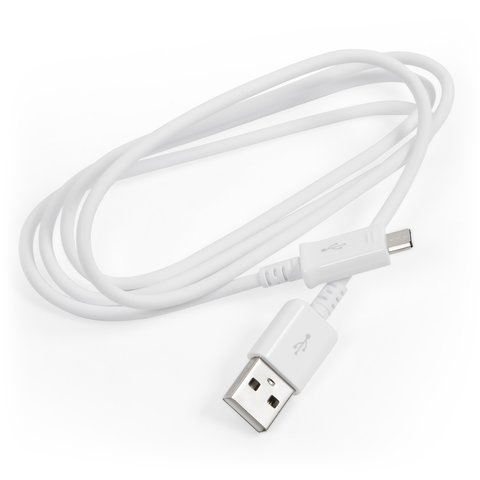 USB Cable Samsung compatible with Samsung, USB type A, micro USB type B, white 