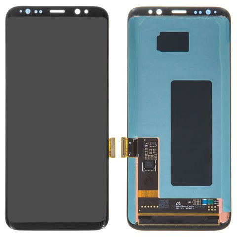 LCD compatible with Samsung G950 Galaxy S8, black, without frame, original change glass 