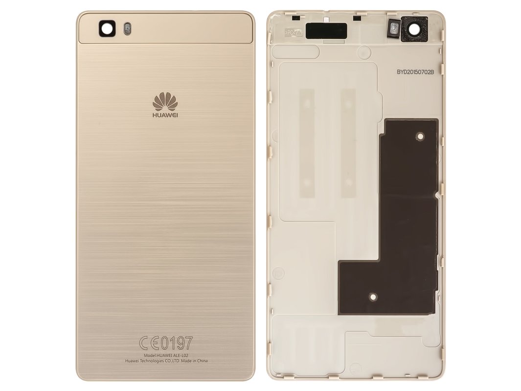 Housing Back Cover with Huawei P8 Lite (ALE L21), (golden) GsmServer