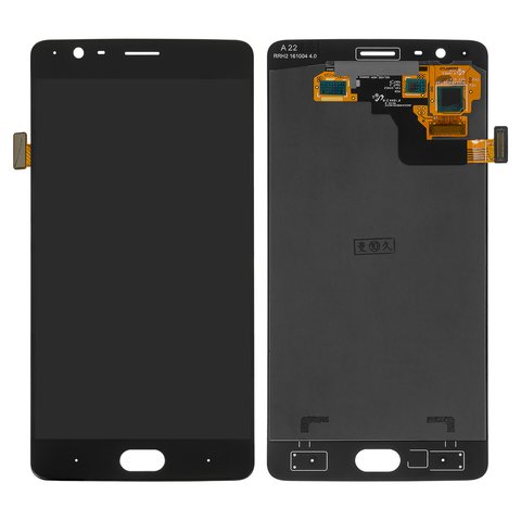 LCD compatible with OnePlus 3T A3010, black, Original PRC  
